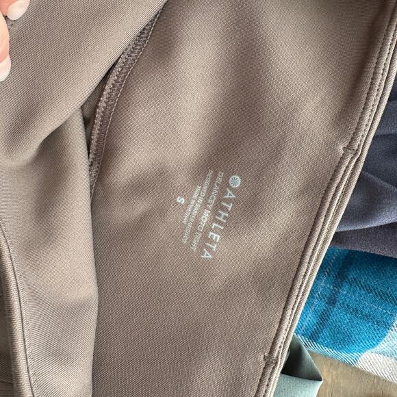 Athleta Delancey Moto Tight Coffee House Small - Picture 7 of 7